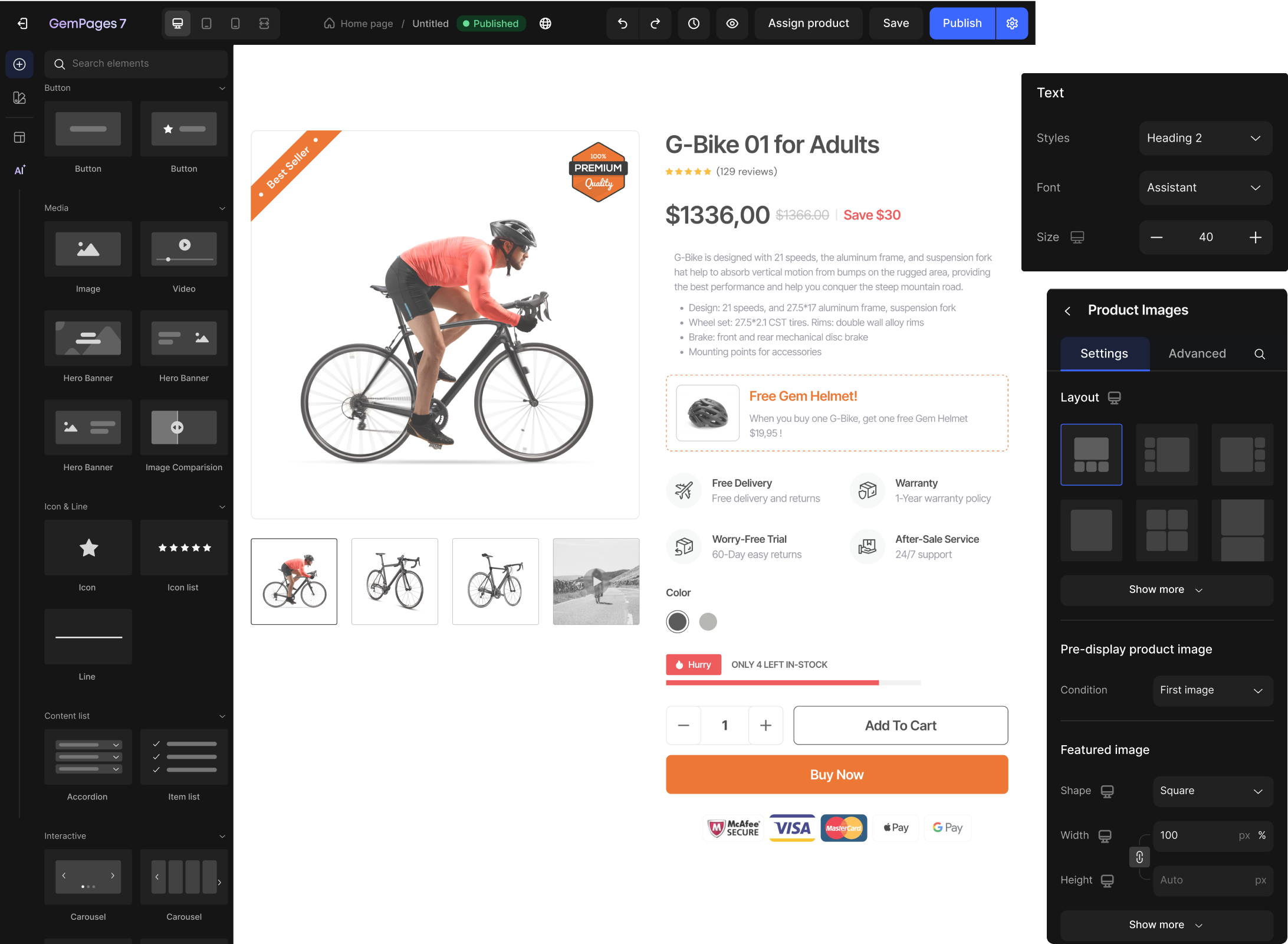 GemPages Conversionfocused Storefront Builder for Shopify